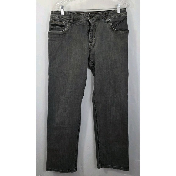 Prana Other - Prana Jeans Mens 34x32 Gray Bridger Straight Leg Washed Organic Cotton Outdoors